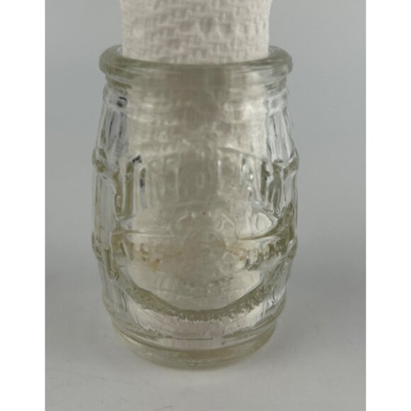 Jim Beam Devils Cut Barrel Ceramic & Glass Barrel Vintage Shot Glass Set - Picture 3 of 6